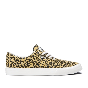 Supra Mens COBALT Low Top Shoes Animal/bone | US-37953